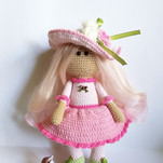 Кукла Розочка бесплатная схема амигуруми