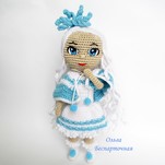 Кукла Снежинка бесплатная схема амигуруми