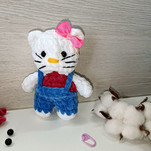 Кошечка Hello Kitty бесплатная схема амигуруми