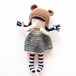 Куколка Элси бесплатная схема амигуруми
