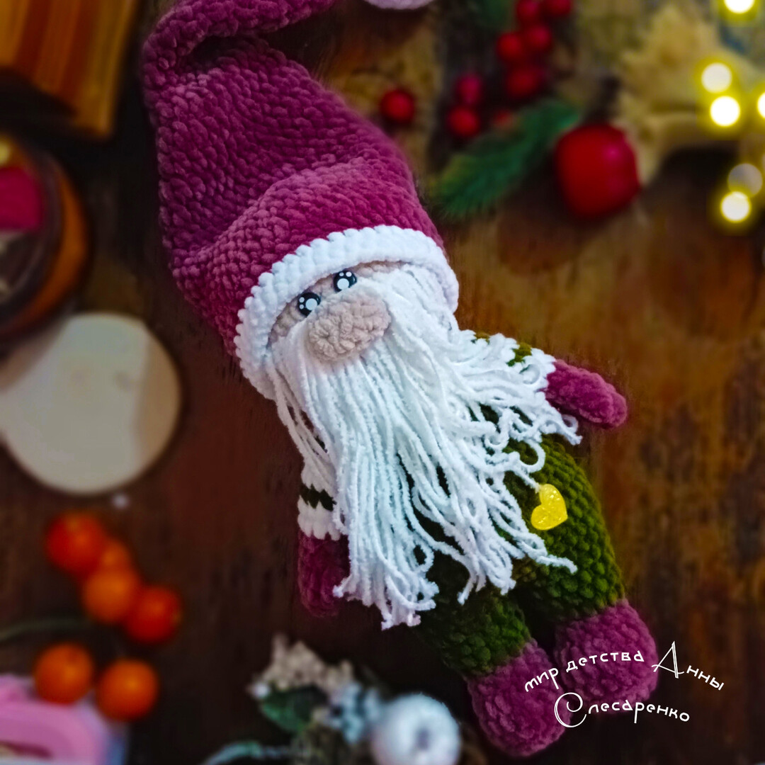 Гном, фото, картинка, схема, описание, бесплатно, крючком, амигуруми