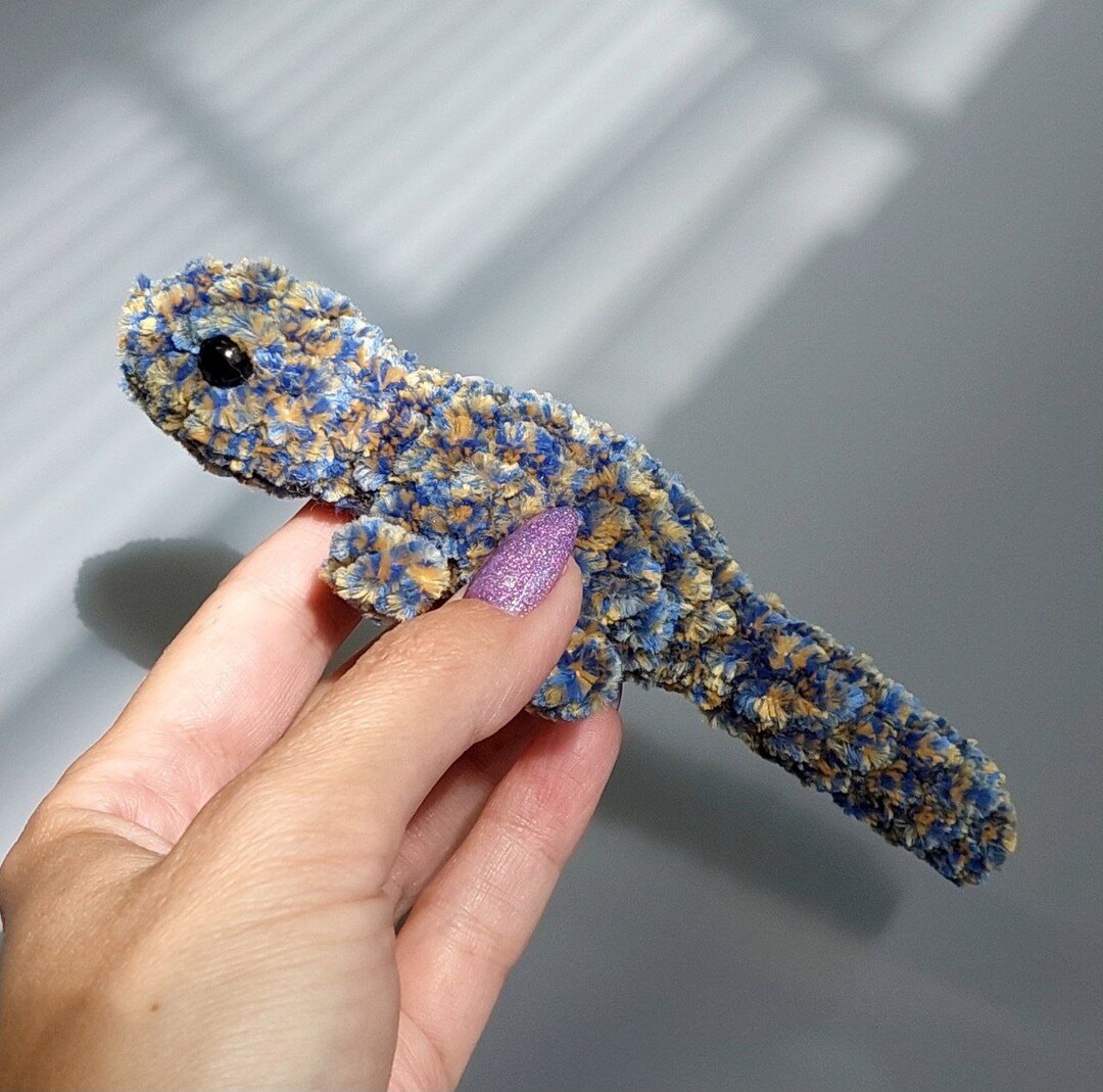 Ящерка, фото, картинка, схема, описание, бесплатно, крючком, амигуруми