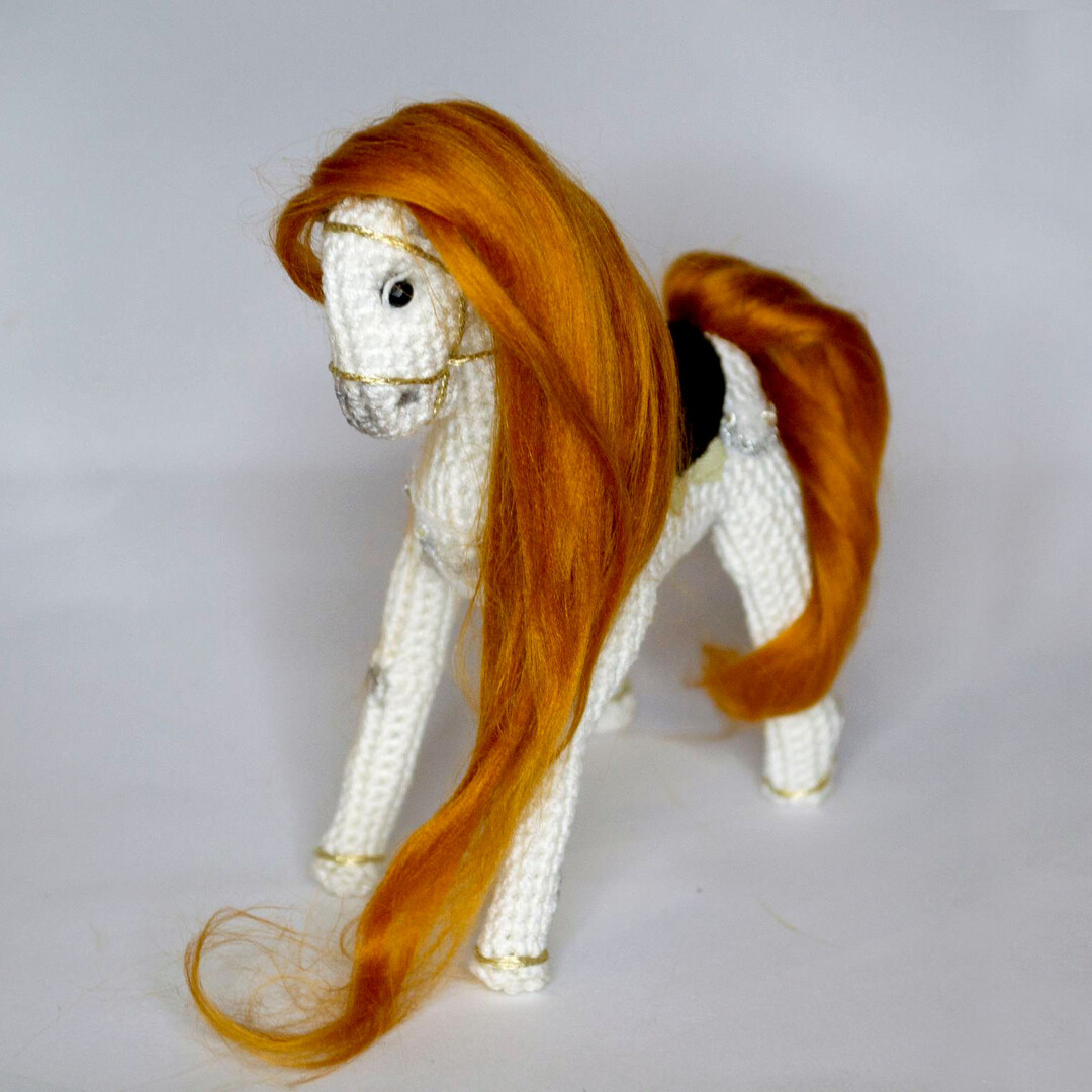 Карусельная лошадка, фото, картинка, схема, описание, бесплатно, крючком, амигуруми