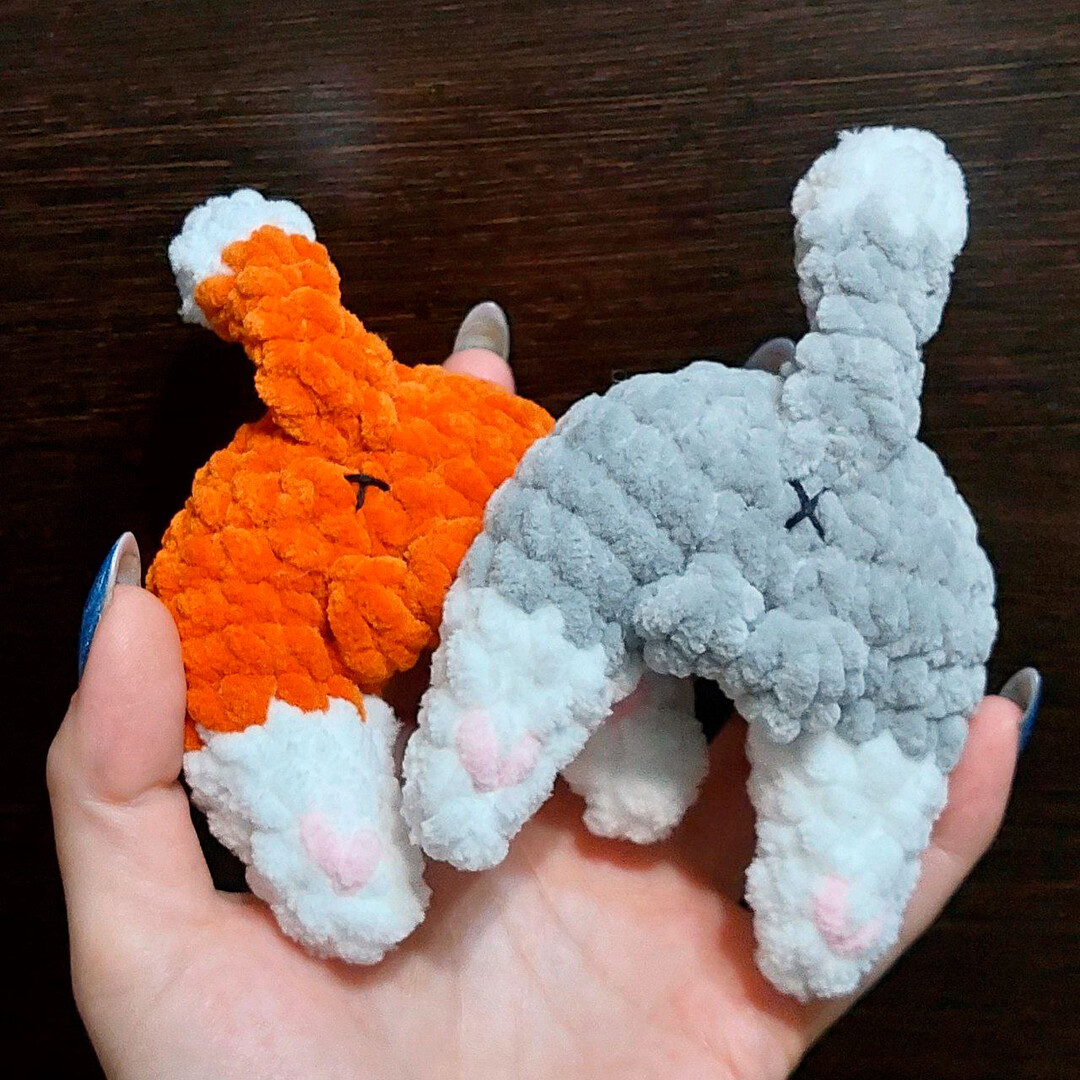 Кото-попки, фото, картинка, схема, описание, бесплатно, крючком, амигуруми