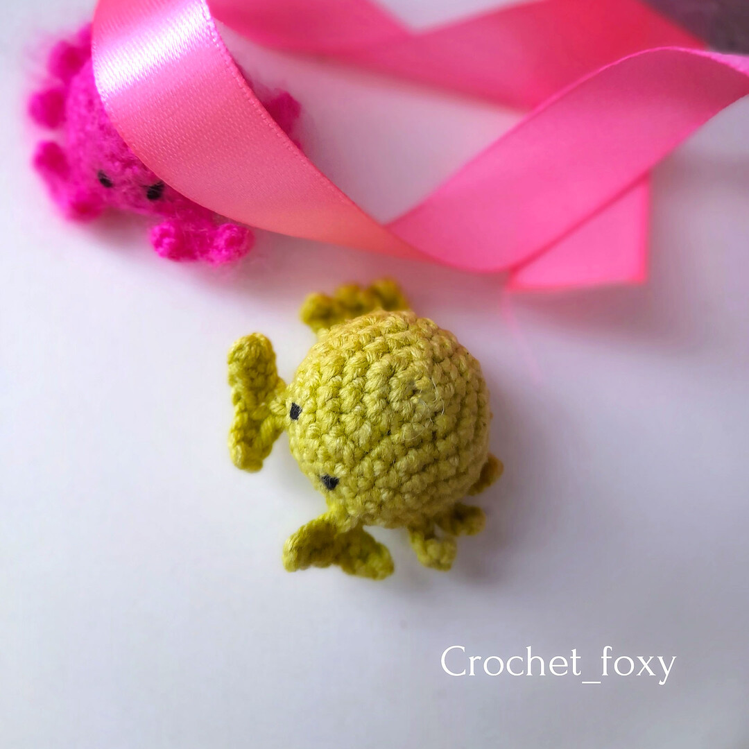 Крабик, фото, картинка, схема, описание, бесплатно, крючком, амигуруми
