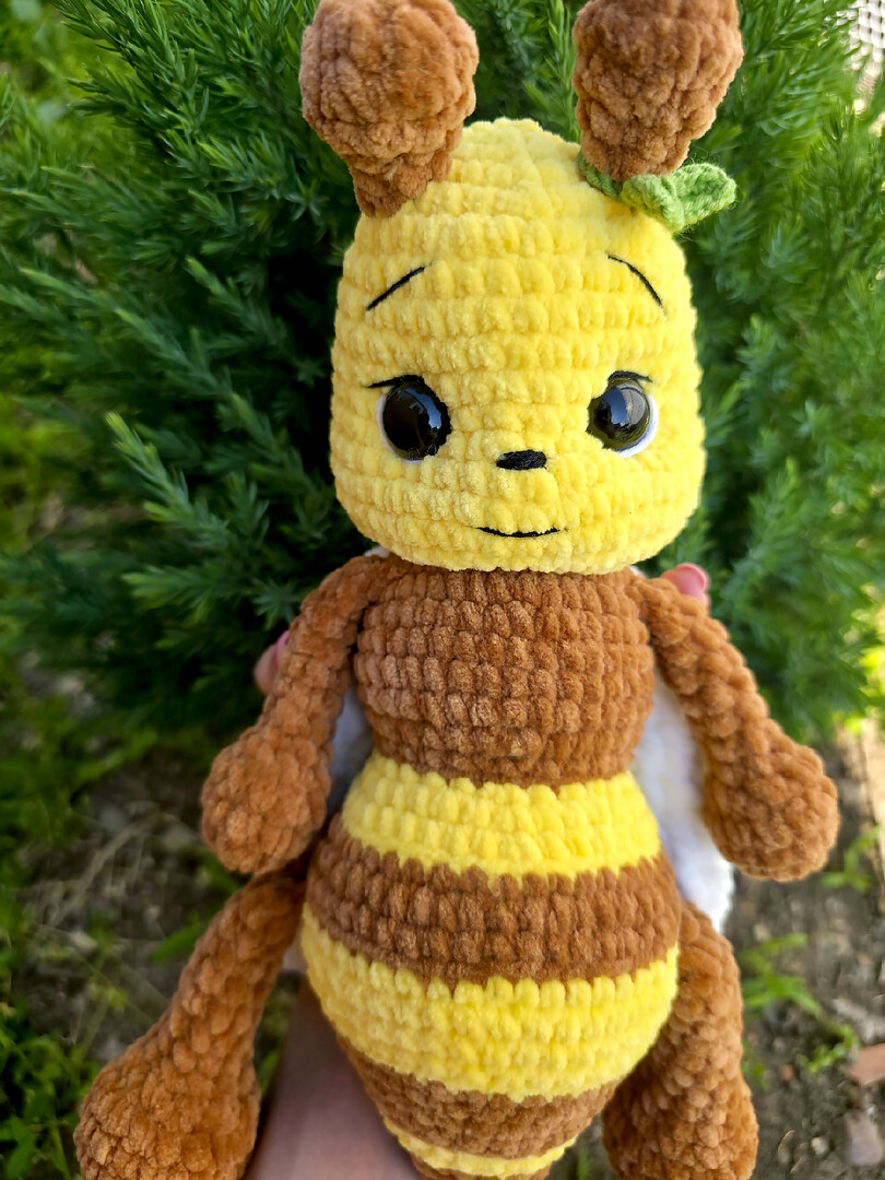 Луна и Пчелёнок, фото, картинка, схема, описание, бесплатно, крючком, амигуруми