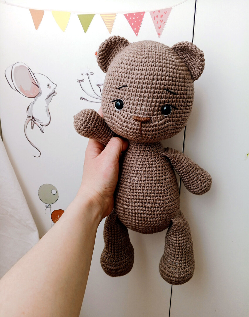 Медвежонок, фото, картинка, схема, описание, бесплатно, крючком, амигуруми