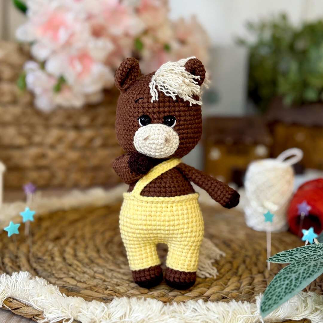 Мини Лошадь, фото, картинка, схема, описание, бесплатно, крючком, амигуруми