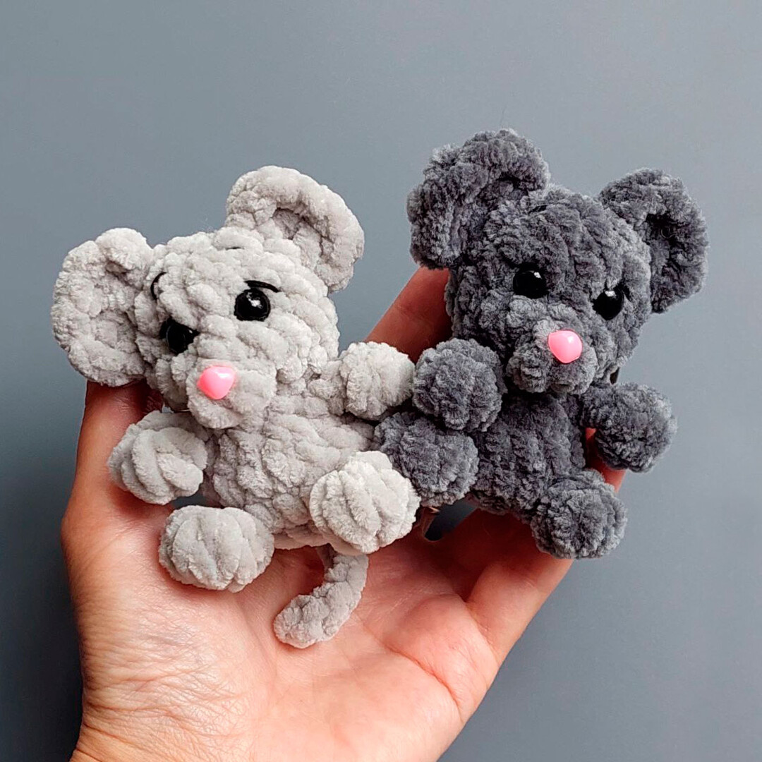 Мышонок, фото, картинка, схема, описание, бесплатно, крючком, амигуруми