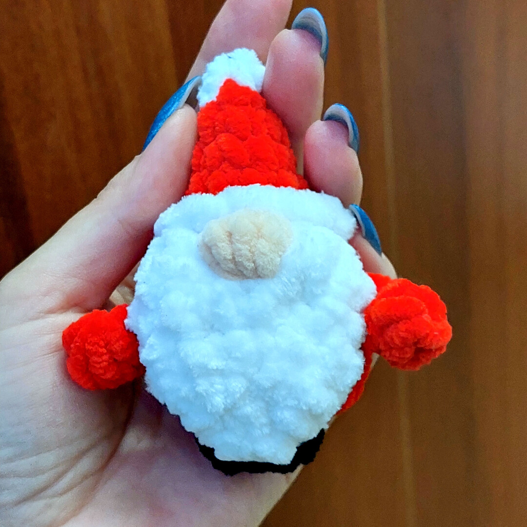 Новогодний гномик, фото, картинка, схема, описание, бесплатно, крючком, амигуруми