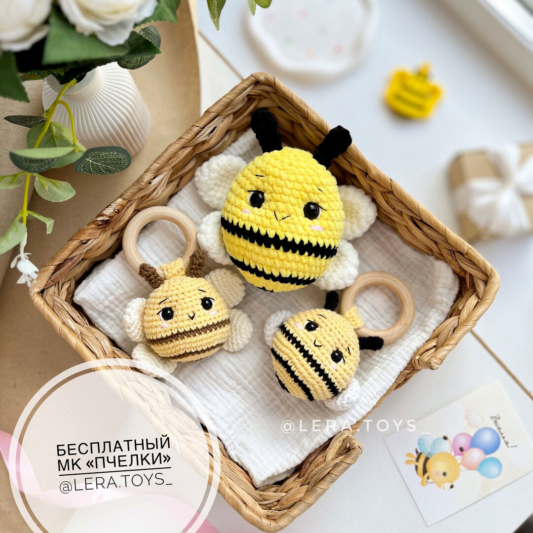 Пчёлка, фото, картинка, схема, описание, бесплатно, крючком, амигуруми