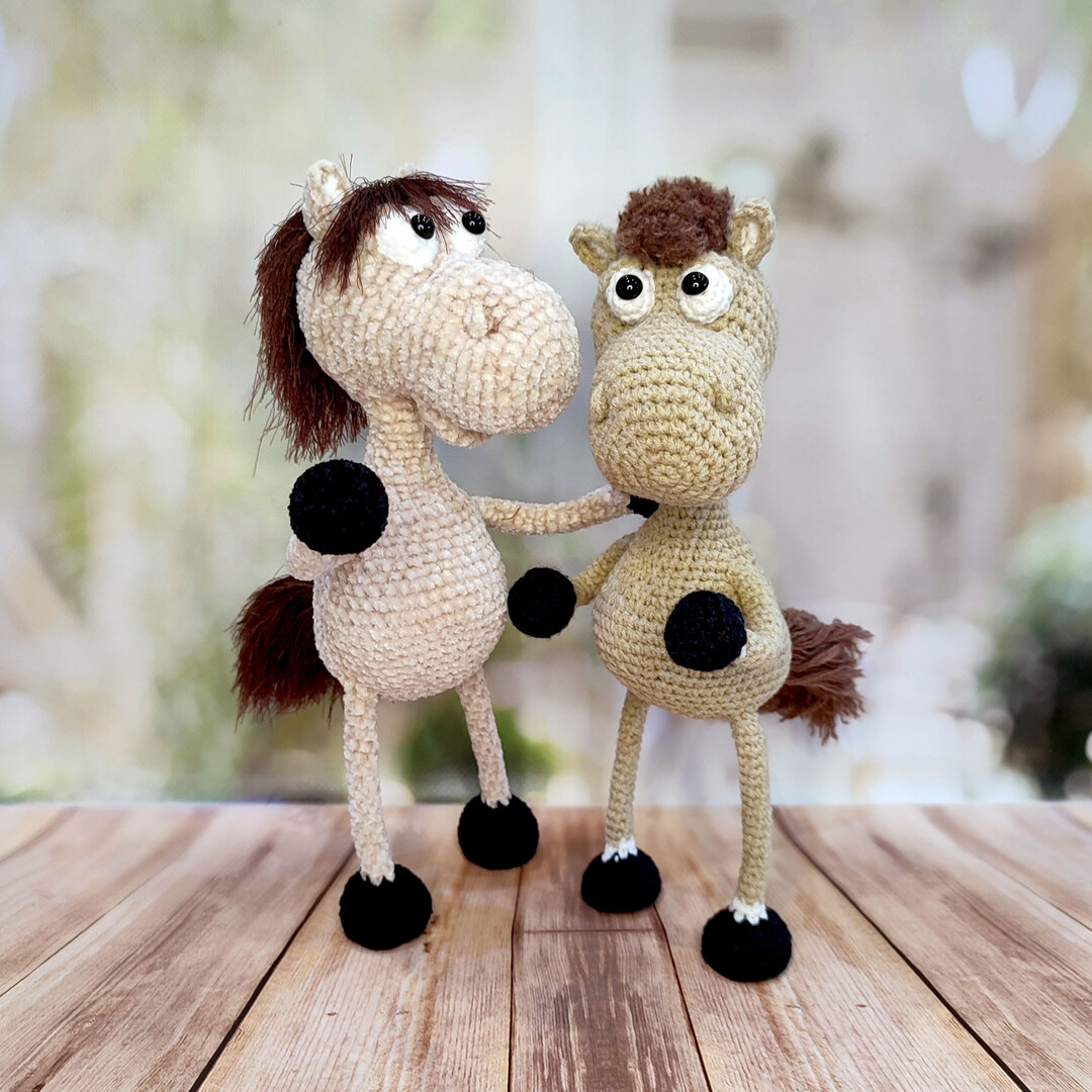 Просто конь, фото, картинка, схема, описание, бесплатно, крючком, амигуруми