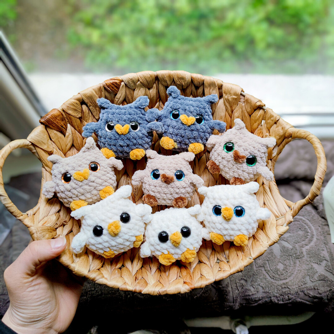 Совушка, фото, картинка, схема, описание, бесплатно, крючком, амигуруми