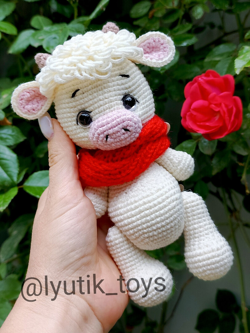 Телёнок Боб, фото, картинка, схема, описание, бесплатно, крючком, амигуруми