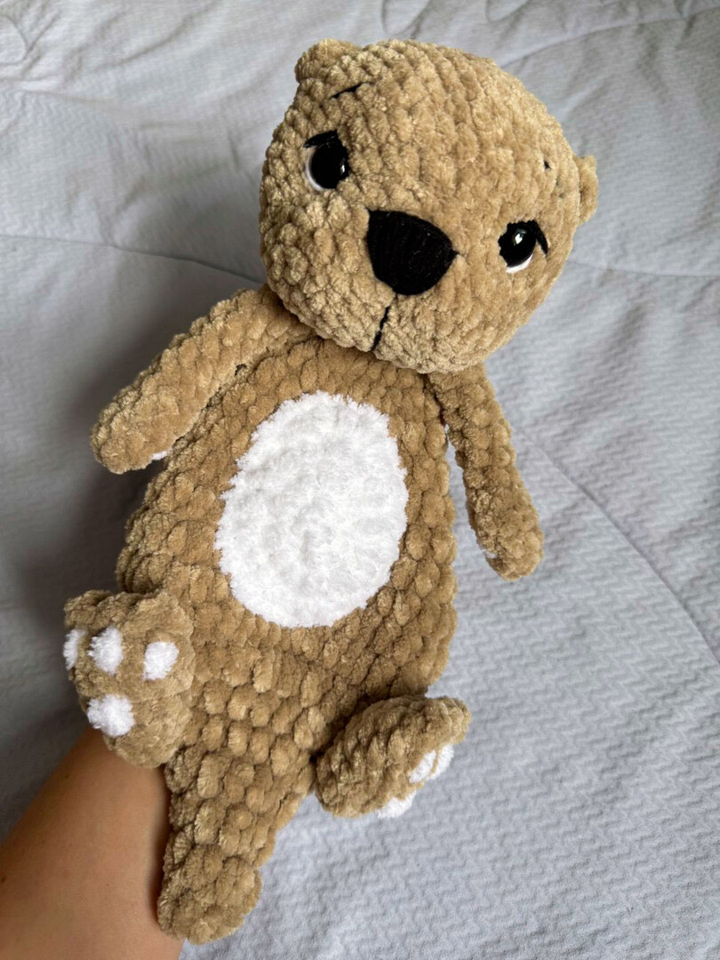 Выдра, фото, картинка, схема, описание, бесплатно, крючком, амигуруми