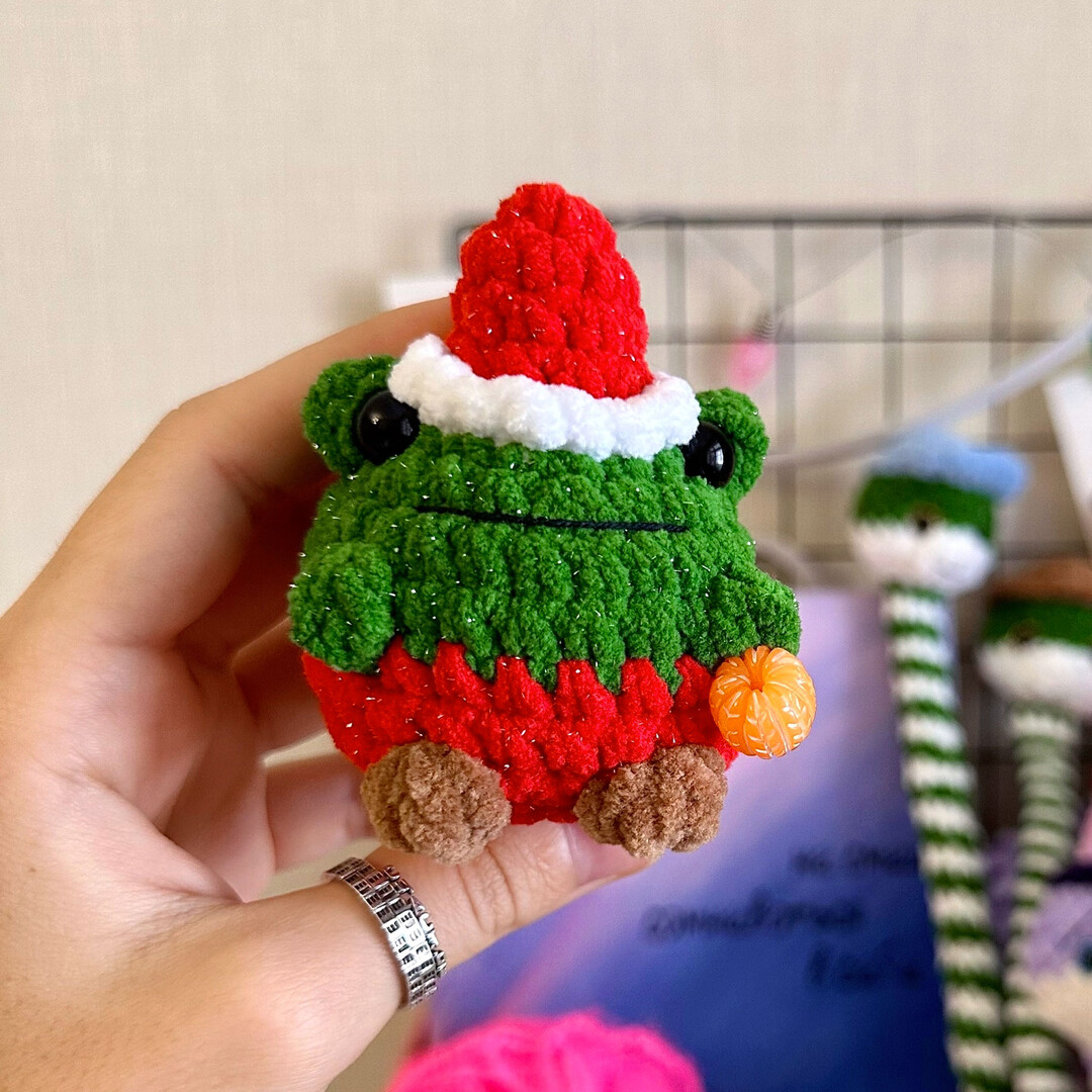 Жабка в колпаке, фото, картинка, схема, описание, бесплатно, крючком, амигуруми