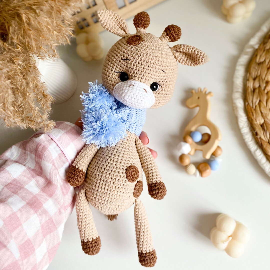 Жирафик, фото, картинка, схема, описание, бесплатно, крючком, амигуруми