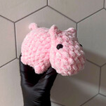 Бегемот бесплатная схема амигуруми