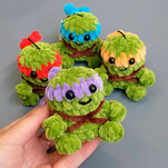 Черепашка Ниндзя бесплатная схема амигуруми