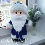 Дед Мороз из плюшевой пряжи: бесплатная схема амигуруми