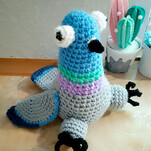 Голубь бесплатная схема амигуруми