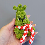 Гринч бесплатная схема амигуруми