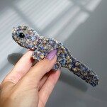 Ящерка бесплатная схема амигуруми