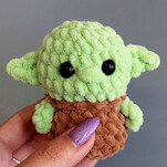 Йода бесплатная схема амигуруми