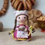 Кукла Масленица бесплатная схема амигуруми