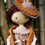 Куколка в винтажной шляпке бесплатная схема амигуруми