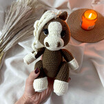 Лошадка Милка бесплатная схема амигуруми