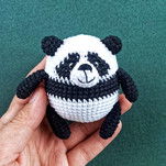 Милая панда бесплатная схема амигуруми