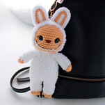 Монстрик Лабубу бесплатная схема амигуруми