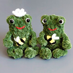 Озорные лягушата Гоша и Глаша бесплатная схема амигуруми