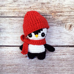 Пингвинчик в шапочке бесплатная схема амигуруми