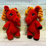 Плюшевая лошадка бесплатная схема амигуруми