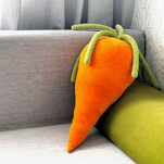 Подушка-морковка бесплатная схема амигуруми