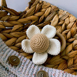 Погремушка Цветок бесплатная схема амигуруми