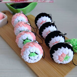 Ролл Филадельфия бесплатная схема амигуруми