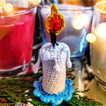 Рождественская свеча бесплатная схема амигуруми
