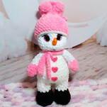 Снеговичок бесплатная схема амигуруми