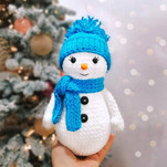 Снеговик Снежик бесплатная схема амигуруми