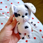 Собачка Далматинец бесплатная схема амигуруми