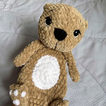 Выдра бесплатная схема амигуруми