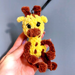 Жирафик бесплатная схема амигуруми