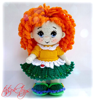 PDF Июлечка схема вязаной игрушки крючком
