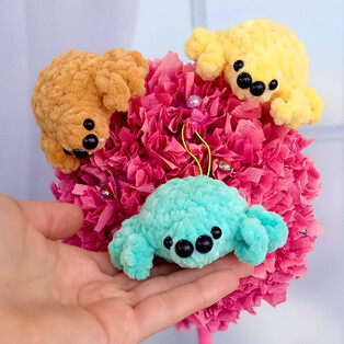 PDF Крошка-паучок схема вязаной игрушки крючком