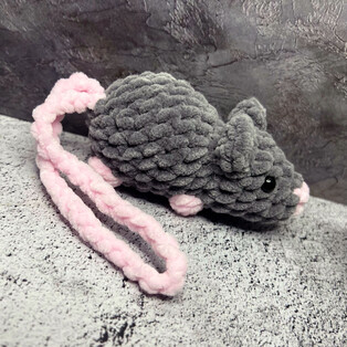 PDF Крыса схема вязаной игрушки крючком