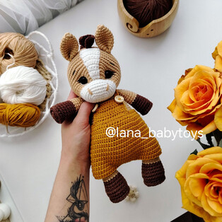 PDF Лошадка схема вязаной игрушки крючком