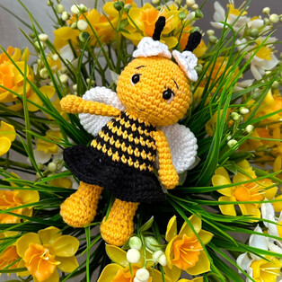 PDF Пчёлка схема вязаной игрушки крючком